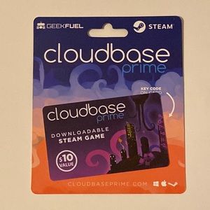 cloudbase prime downloadable stream game $10 value card